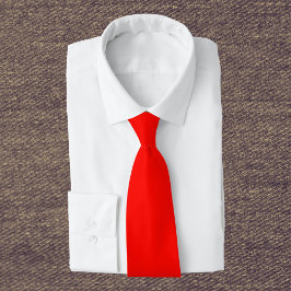 Candy Apple Red Solid Color Krawatte