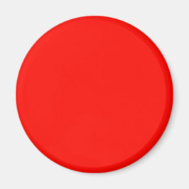 Candy Apple Red Solid Color Magnet