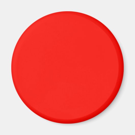 Candy Apple Red Solid Color Magnet (Vorne)