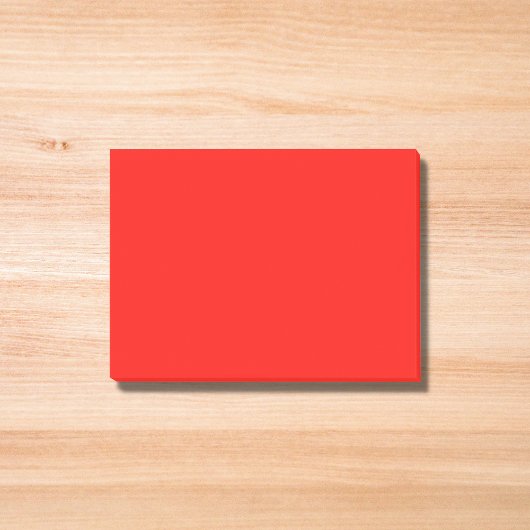 Candy Apple Red Solid Color Post-it Klebezettel