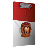 Candy Apple, rot und karamellfarben Klemmbrett (Rechts)