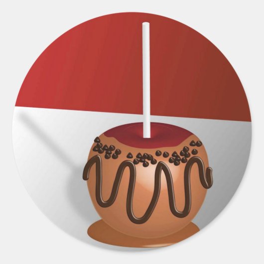 Candy Apple Runder Aufkleber (Vorderseite)