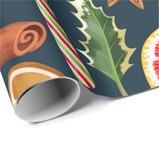 Candy Apple | Weihnachtspapier Geschenkpapier (Rolleneckpunkt)