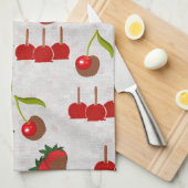 Candy Apples B Geschirrtuch (Viertel Falte)