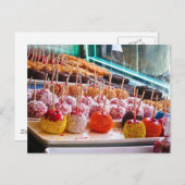Candy Apples - Coney Island, NYC Postkarte (Vorne/Hinten)