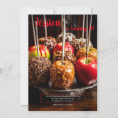 Candy Apples Einladung (Vorderseite)