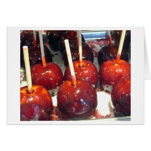 Candy Apples-Karte (Vorderseite (Horizontal))