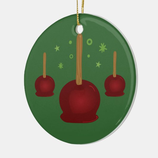 Candy Apples Keramikornament (Links)