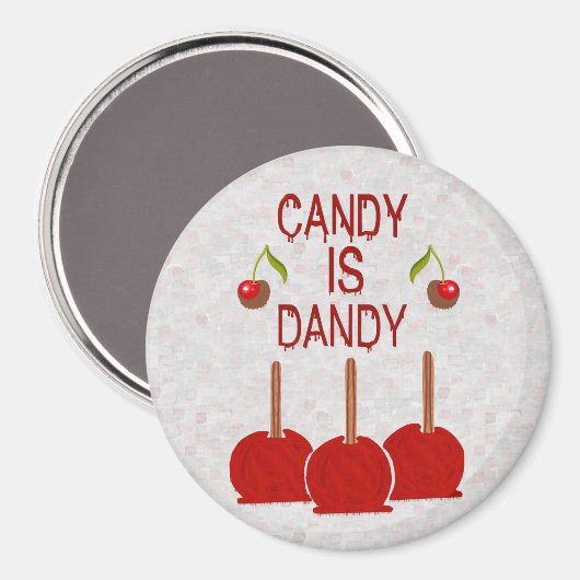 Candy Apples Magnet (Vorderseite/Rückseite)