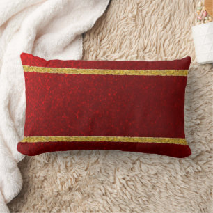Candy Apples Rot Gold Lendenkissen