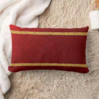 Candy Apples Rot Gold  Lendenkissen