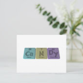Candy as Calcium Nitrogen Dysprodium Postkarte (Stehend Vorderseite)