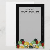 Candy Assortiment Stationery Briefpapier (Vorne/Hinten)