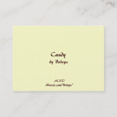 Candy ATC Visitenkarte (Rückseite)