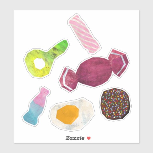 Candy Aufkleber (Blatt)