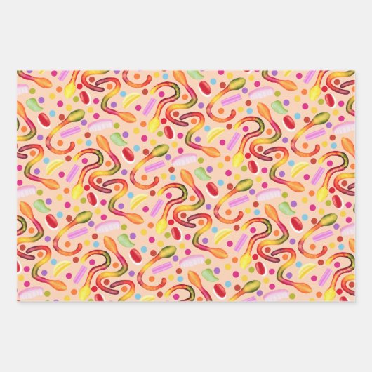 Candy Bag Geschenkpapier Set (Vorderseite)