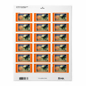 Candy Bag Halloween Adressaufkleber (Vorne)