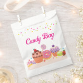 Candy Bag | Schokoladebeutel | Bäckerei | Donut Ba Geschenktütchen (Ausgeschnitten)