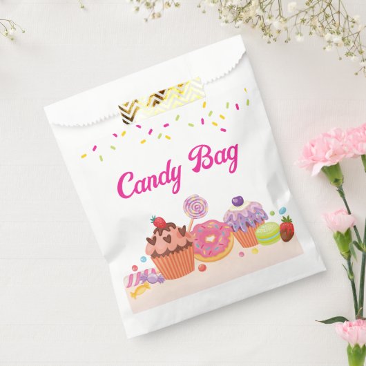 Candy Bag | Schokoladebeutel | Bäckerei | Donut Ba Geschenktütchen (Versiegelt)
