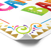 CANDY BAR Fiesta Party Signa Print Poster (Ecke)
