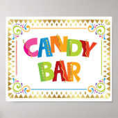 CANDY BAR Fiesta Party Signa Print Poster (Vorne)
