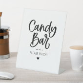 Candy Bar Gastgeschenk Sign Sockelschild (In SItu)