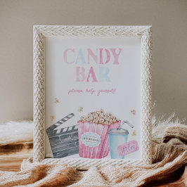 Candy Bar Movie Party Sign | Digital oder gedruckt Poster
