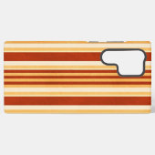Candy Bar stripes red and yellow Phone Case Samsung Galaxy Hülle (Rückseite (Horizontal))