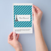 Candy Bar Verpackung | Danke Flyer (Handgriff)