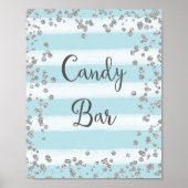 Candy Bar Wedding Poster Print (Vorne)