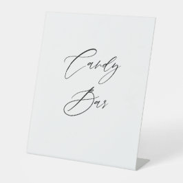 Candy Bar Wedding Sign | Dessert Table Sign  Sockelschild