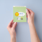 Candy Bar Wrapper Gefallen - grüner Löwe Flyer (Gruppe)