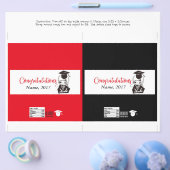 Candy Bar Wrapper - Graduierungskappe Flyer (Einzeln)