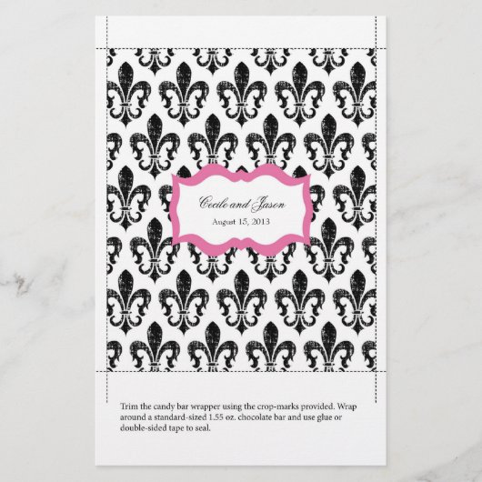 Candy Bar Wrapper | New Orleans Pink (Vorderseite)
