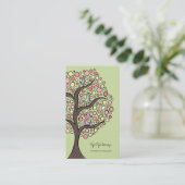 Candy Bird Tree Online Store Business Profile Card Visitenkarte (Stehend Vorderseite)