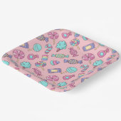 Candy Birthday Party Pappteller (Gewinkelt)