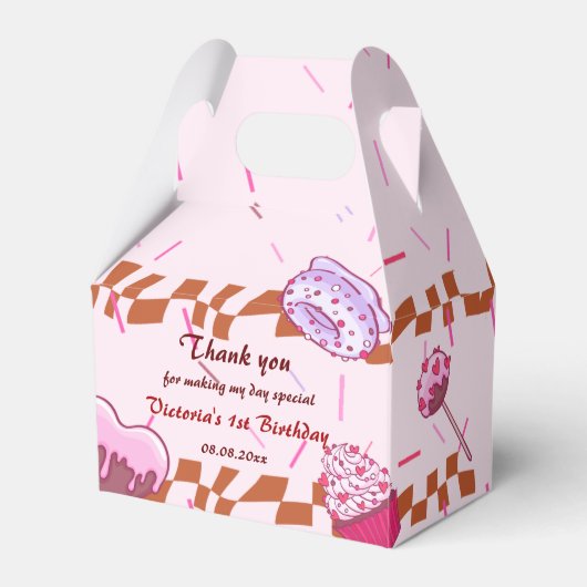 Candy Birthday Party Sweet Candy Geschenkschachtel (Vorderseite)