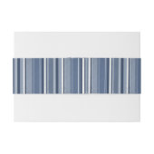Candy Blue Stripes Einladungsbanderole (Rückseitenbeispiel)