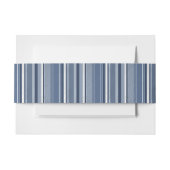 Candy Blue Stripes Einladungsbanderole (Vorderseite Beispiel)