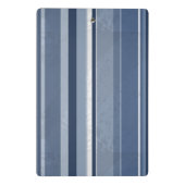 Candy Blue Stripes Mini Klemmbrett (Rückseite)