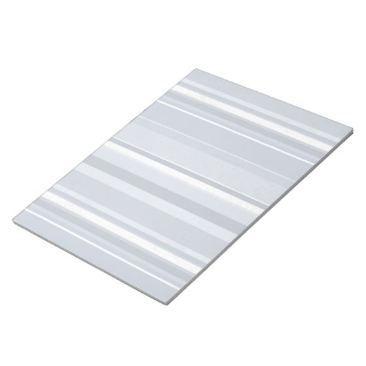 Candy Blue Stripes Notizblock (angewinkelt)