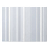 Candy Blue Stripes Notizblock (Vorderseite)