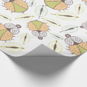 Candy-Blume nahtlos Geschenkpapier (Ecke)