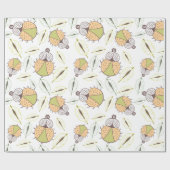 Candy-Blume nahtlos Geschenkpapier (Flach)