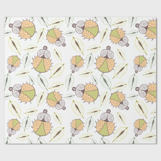 Candy-Blume nahtlos Geschenkpapier (Flach)