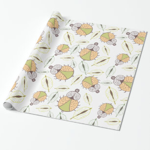 Candy-Blume nahtlos Geschenkpapier