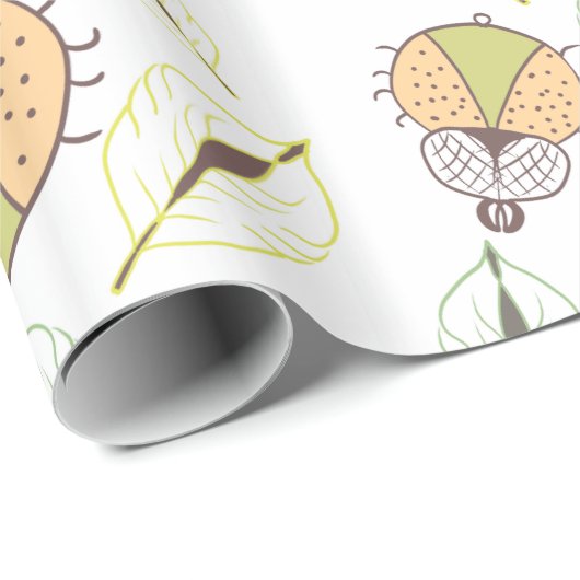 Candy-Blume nahtlos Geschenkpapier (Rolleneckpunkt)