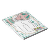 Candy Bottle Guessing Game, M&M, Hot Air Ballon Notizblock (angewinkelt)