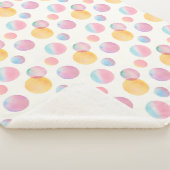Candy Bubbles Sherpa Blanket Sherpadecke (3/4)