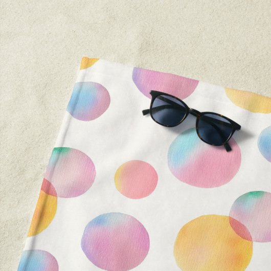 Candy Bubbles Vibrany Beach Totuch Strandtuch (Beispiel)